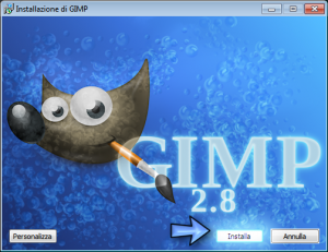 Avvio Installazione GIMP